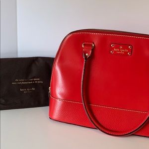 Red Kate Spade ♠️ Satchel